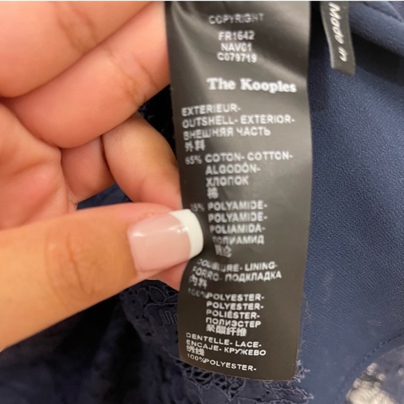 The Kooples open back lace dress size 2 (fits a size small) - Picture 9 of 9